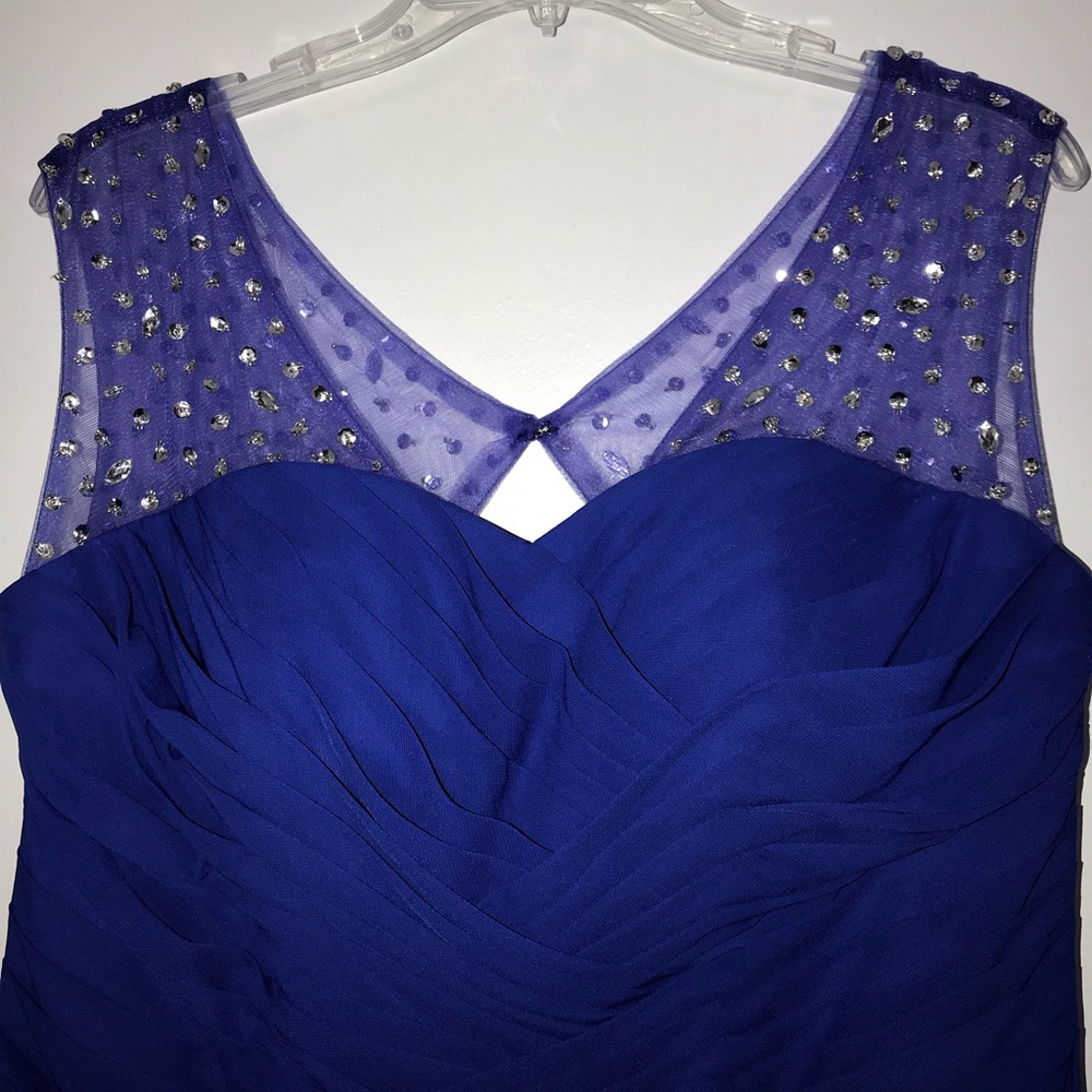 Royal Blue Dress w/ Train